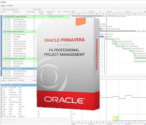 Oracle Primavera P6 Professional Project Management - Full User Perpetual License & First Year Support (5% Discount)